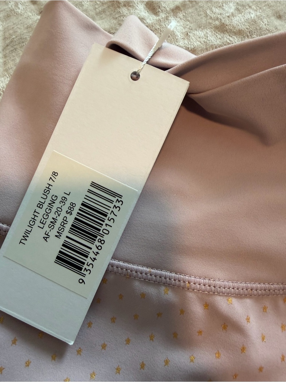 ALLFENIX Pink High-Waist Athletic Leggings, Large - Picture 8 of 11